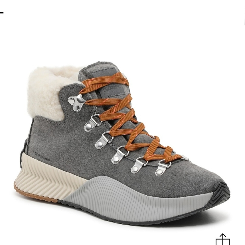 Sorel Gray and Tan Winter Boots